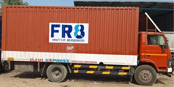 truck carrying goods