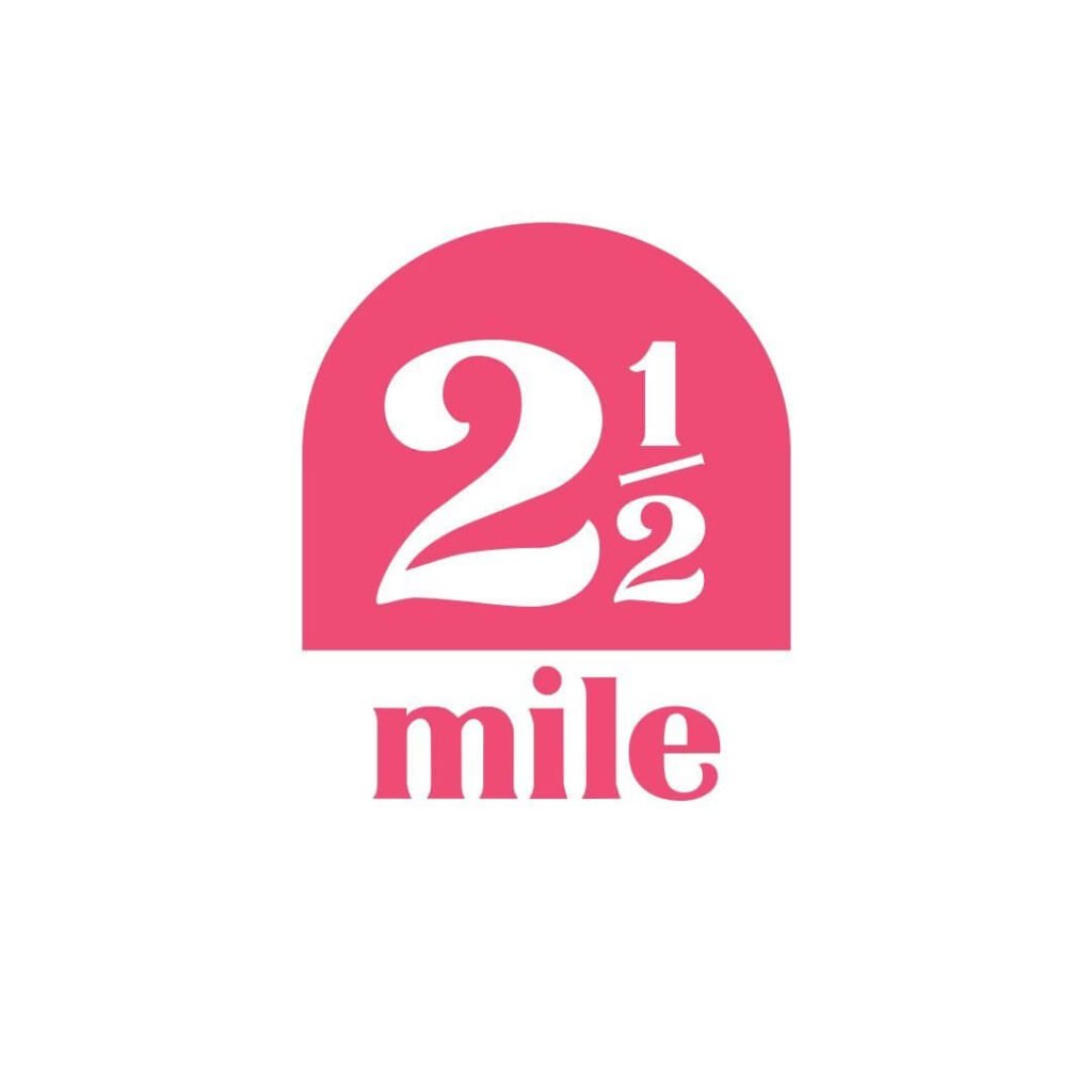 Two and a half mile logo