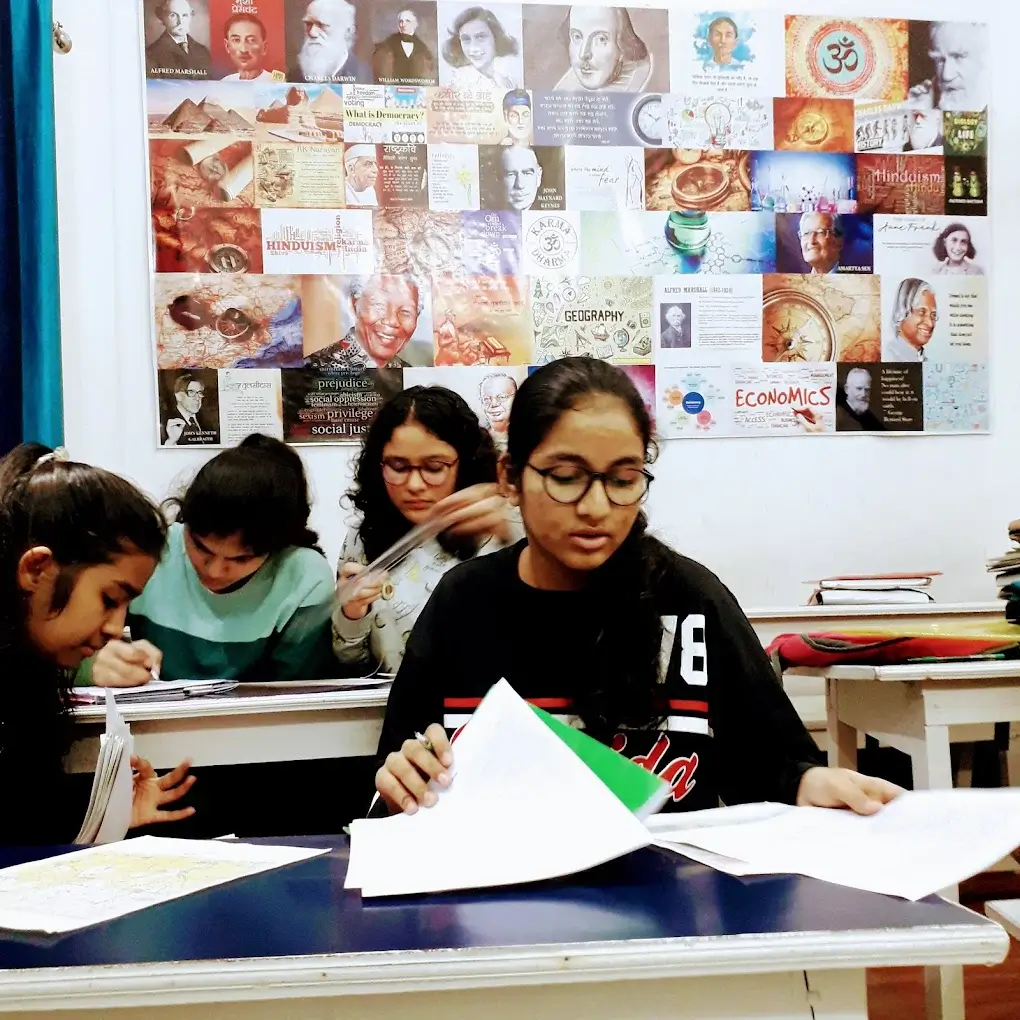 students pursuing a class 