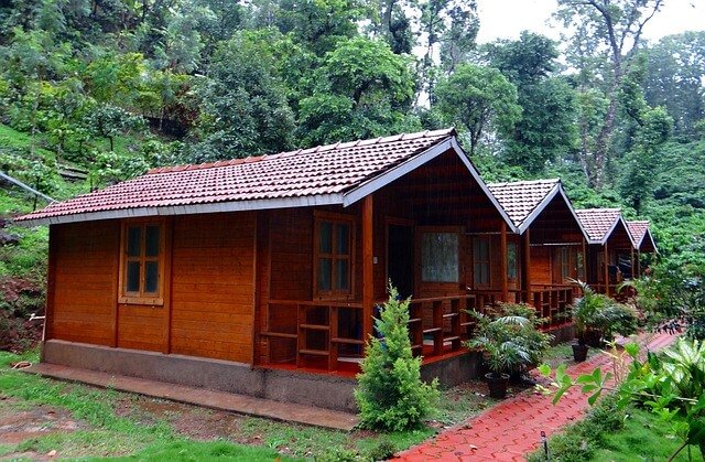 a homestay in a hillstation surrounded by forests