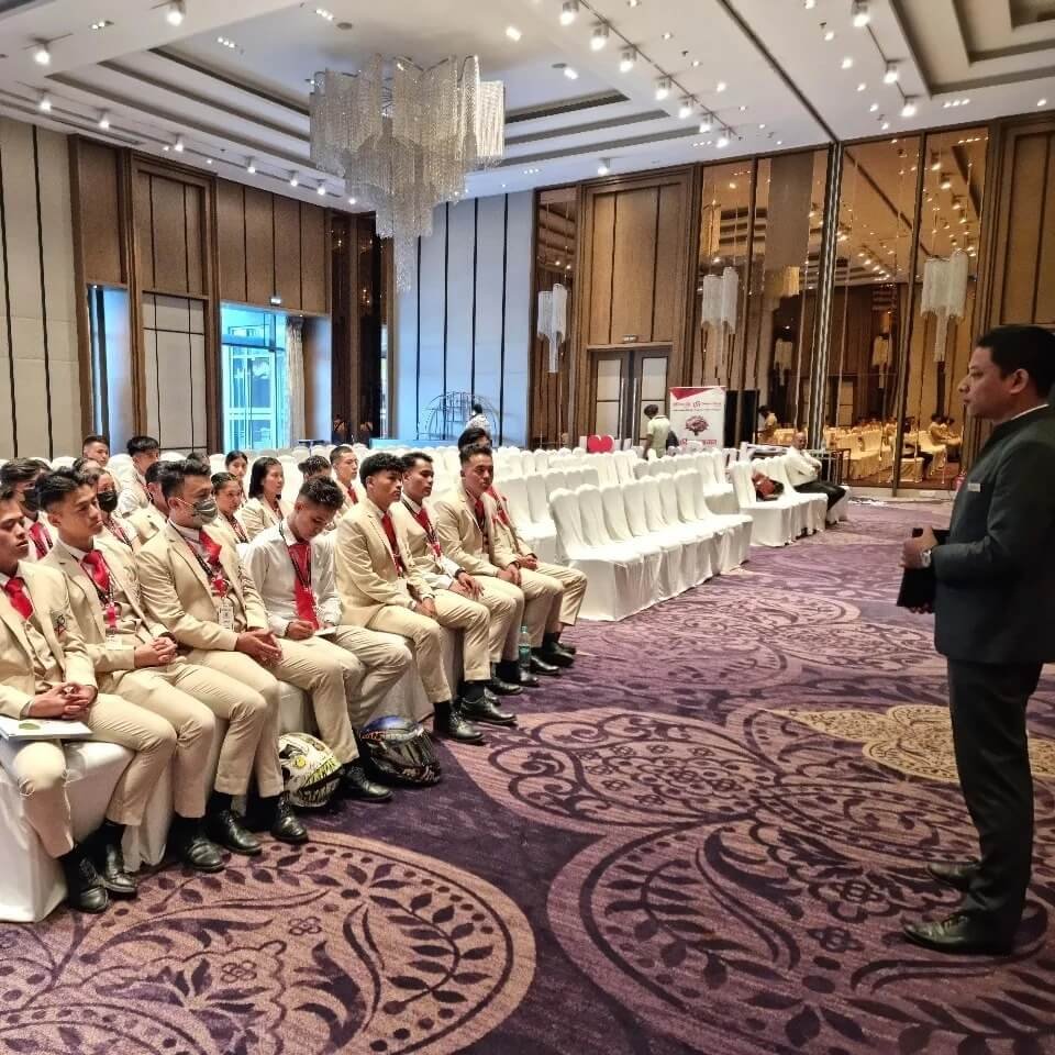 students in Aqube Institute of Management